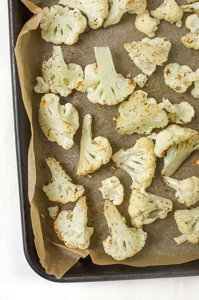 Crispy Garlic Roasted Cauliflower Healthy Liv