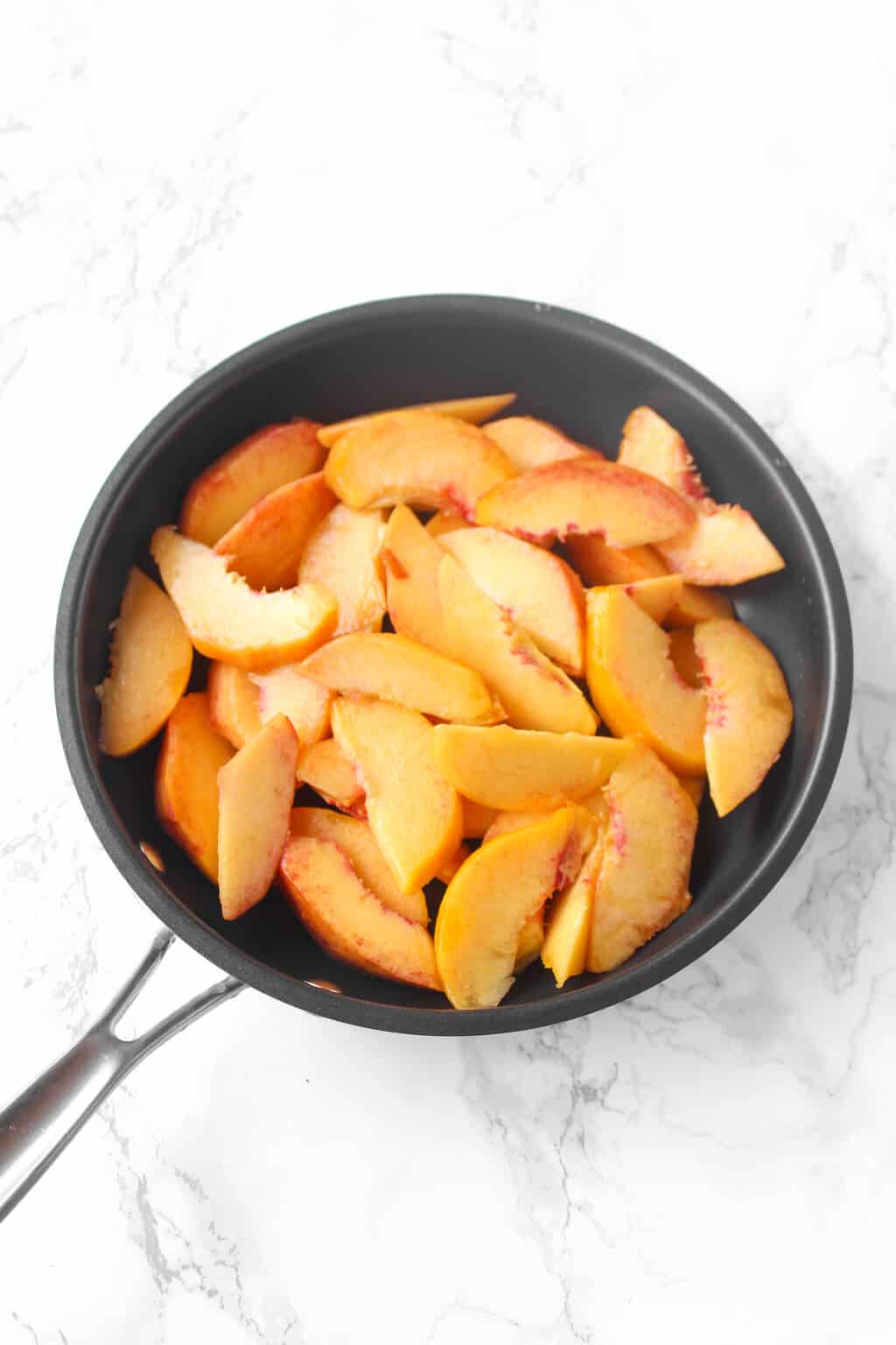 Easy Caramelized Skillet Peaches Healthy Liv