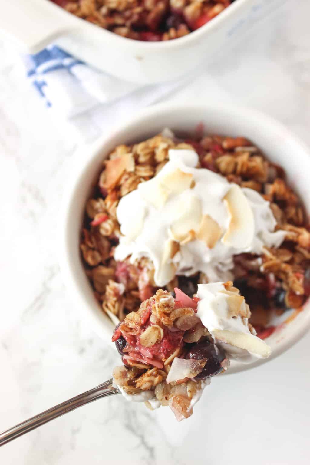 Healthy Mixed Berry Crisp Healthy Liv