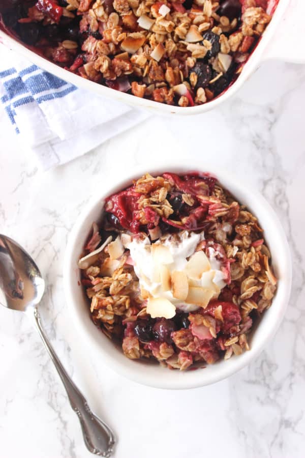 Healthy Mixed Berry Crisp Healthy Liv