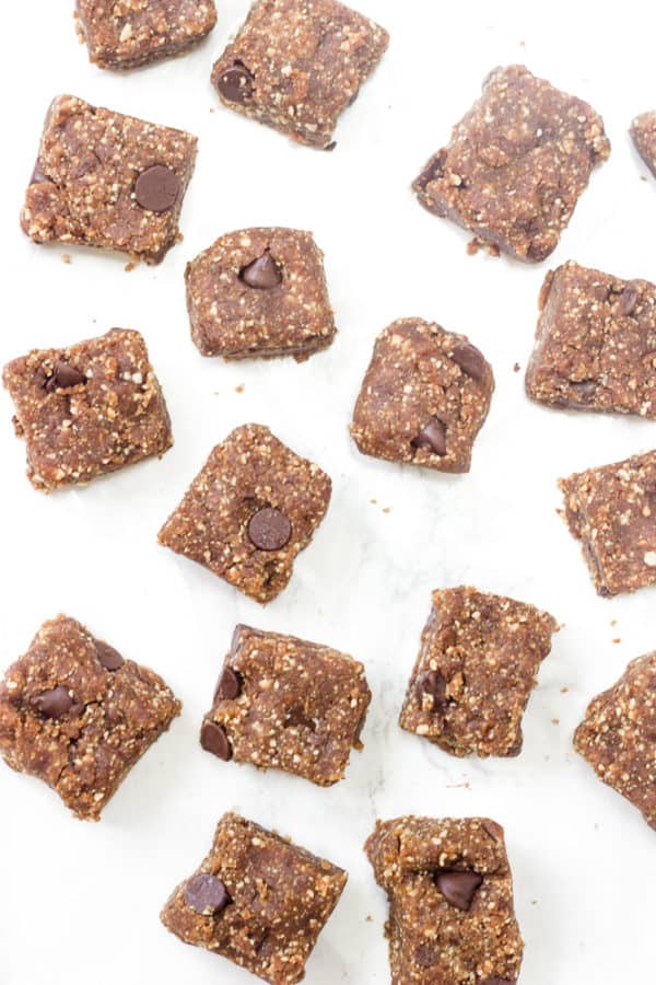 Simple Peanut Butter Chocolate Chip Date Bars