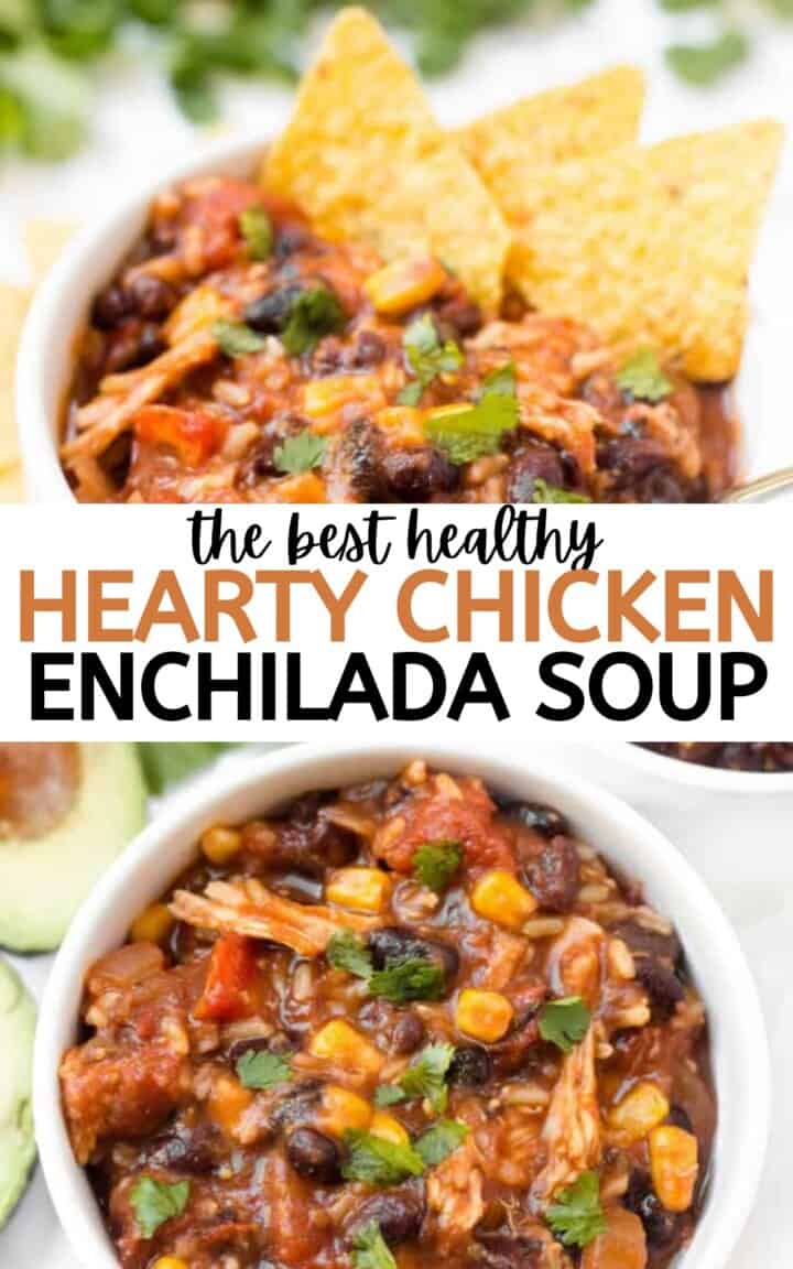 Hearty Chicken Enchilada Soup Healthy Liv