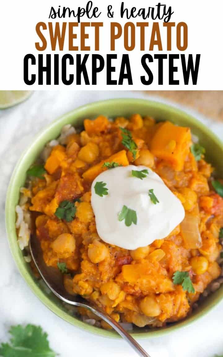 Hearty Sweet Potato Chickpea Stew Healthy Liv