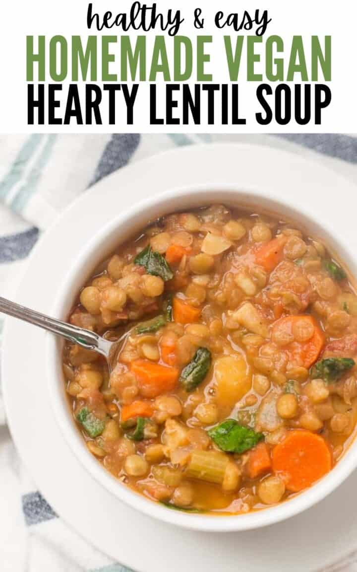 Simple, Hearty Vegan Lentil Soup Recipe - Healthy Liv