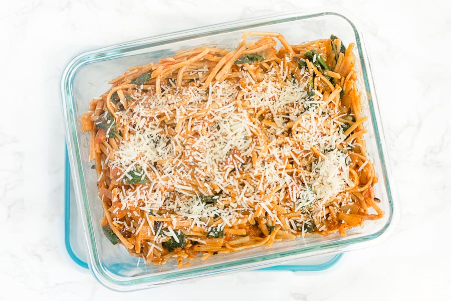 Healthy meal prepping on a college budget! Lentil pasta