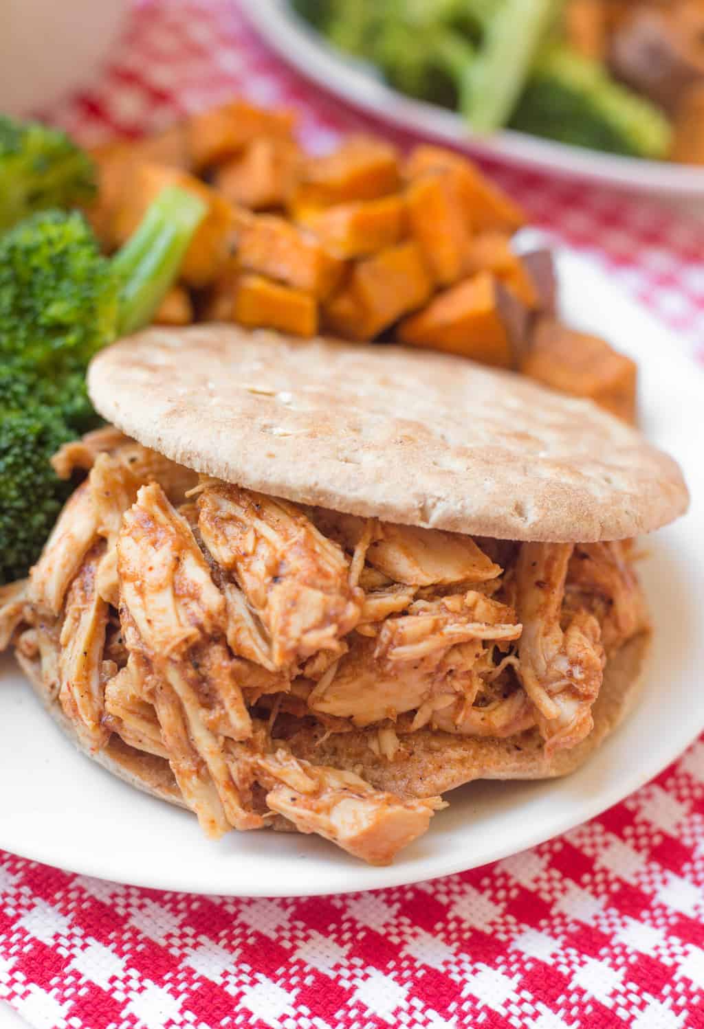 3 Ingredient Crockpot Pulled Bbq Chicken
