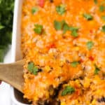Mexican Cauliflower Rice Casserole