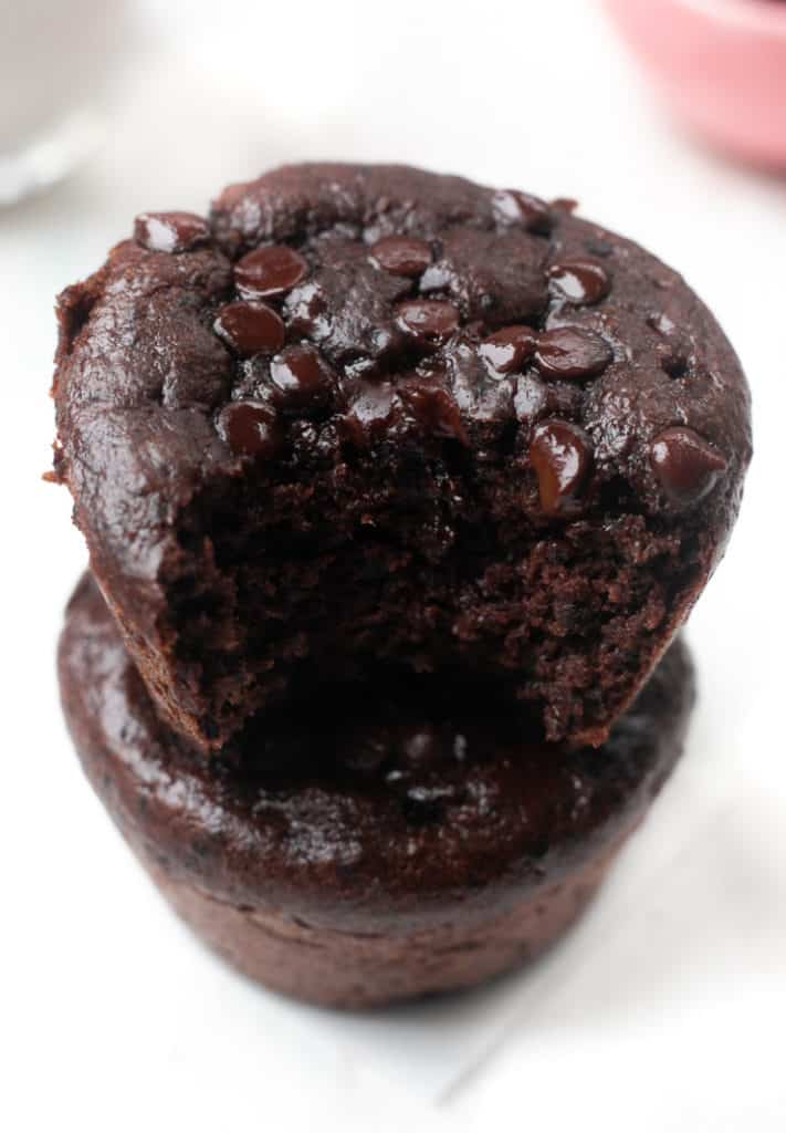 Almond Butter Banana Chocolate Chip Muffins (GF) Healthy Liv