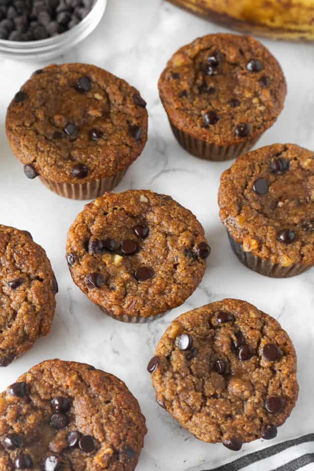 The Best Almond Flour Banana Muffins (8 Ingredients!) Healthy Liv